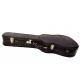 Lockable Real Leather Electric Guitar Hard Case GCC-845 With Velvet Lining