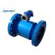 Battery Power Smart Electromagnetic Flow Meter High Accuracy Blue Color