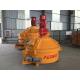 Construction Site Industrial Concrete Mixer 750L Refractory Glass Mixing