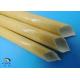 High quality Oil proof PU Varished  Fiber glass Sleeve for wire insulation