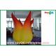 Red / Yellow  Inflatable Fire Inflatable Ligthting Fire For Advertising