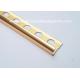 10mm Aluminium Tile Edge Trim , Anti - Oxidation Metal Trim Pieces For Tile