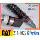 Diesel Engine Injector 211-3022 211-3021 102-6236 10R-0956 For Caterpillar C15/3406E Common Rail
