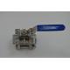 3PC BALL VALVE WITH MOUNTING PAD SS304,SS316,SIZE:1/4-4 threaded NPT BSPT,STAINLESS STEEL BALL VALVES