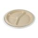 Snack Fast Food Container Biodegradable Sugarcane Bagasse Plates Dinnerware
