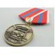 Souvenir Gift Zinc Alloy 3D Custom Medal Awards with Ribbon Two Sides Die