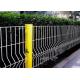 Security Triangle Bending  Fence / Folded Mesh Fencing For Outdoor / Road Fence