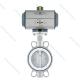 GB DIN JIS Industrial Butterfly Valve , Stainless Steel Pneumatic Butterfly Valve