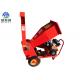 Gas Powered 15hp Wood Chipper Machine 1-2t/H Capacity Stable Operation