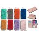 Embossing 3D Butterfly Leather Bracket Stand Wallet Case with slots for iPhone