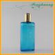 Light Blue Straight Art Glass Perfume Bottles 100 ml / 80 ml