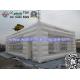 0.45mm PVC  Promotional Inflatable Camping Tent  Clear Window With Structure