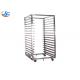 RK Bakeware China Foodservice NSF Custom Revent Oven Trolley Stainless Steel Baking Tray Rack