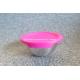 OEM Pink Stainless Steel Basin With Leakproof Lid 12cm 14cm 16cm 18cm