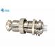 Zinc Alloy Gx20 Connector Rear Mounting Connector For Industrial Control Panel M19