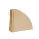 50pcs / Bag Coffee Filter Paper Unbleached Original Wooden Drip Coffee Paper