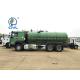 New Howo 6x4 371HP Sewage Suction Vacuum Truck  Green Color euro II 25 ton loading capacity