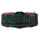 Anti Ghosting Multimedia Professional Gaming Keyboard Usb Wired 7 Color Keylit Backlit