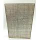 Decorative Laminated Glass Metal Mesh In Patterned Ground Polished