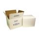 White Corrugated Kraft Box Cardboard Storage Boxes With Lids