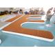 Yacht 0.6mm Inflatable Water Floating Island Pontoon Platform