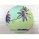 heat resisting round shape and high quality foldable business gift cloth mouse pad