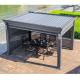 Customizable Aluminum Gazebo and Arbor Garden Adjustable Outdoor Shutters Roof Waterproof Electric Gazebo