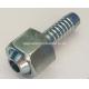 Customized forged metric female thread hose fitting double connector hydraulic fitting metric barbed hose fittings