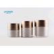 Mate Gold Plastic Airless Bottle Hot Stamping Finish With PP Inner Bottle