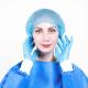 Surgical Disposable Medical Bouffant Caps Blue Head Cover Non Woven Fabric