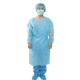 Hospital Non Woven Fabric Blue Waterproof Disposable Isolation Gowns
