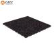Solid Gym Sports Rubber Floor Square Rectangle Impact Resistant