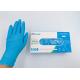 CE / FDA Disposable Nitrile Gloves Resistant To Punctures Customized Size