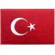 Durable Custom Velcro Turkey Flag Patch Iron On Patches South Africa