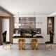 Exquisite Stainless Steel Marble Dining Table For High-End DéCor