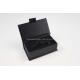 Small Black Fabric Gift Box With Lid  Luxury Usb Packaging High Gloss Finished Name Brande