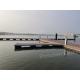 Customized Marine Finger Pontoon Long HDPE  Floats with WPC Decking