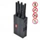 6 Antenna High Power Portable Cell Phone Signal Jammer Blocking GSM 3G 4G LTE WIMAX GPS