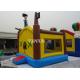 Yellow Outdoor Kids Amusement Park , Inflatable Jumping Castle 5 x 4 m OEM