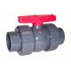 Leakproof CPVC Ball Valve Union Type Practical Chemical Resistant