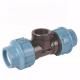 QX Multiple Color PP Compression Fittings for Irrigation 45deg Angle Pipe Connector Tee