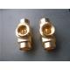 Lost wax investment casting process copper tube joint normal polish