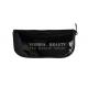 Handy Cosmetic Pouch Clutch Makeup Brush Bag With Zipper Enclosure Black