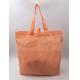 Orange Ripstop Waterproof Reusable Folding Shopping Bags OEM / ODM Available