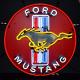 24X24 inches Handmade  Ford Mustang  Real Glass Neon Sign Beer Bar Pub Club Light for Bedroom Home Wall Decor