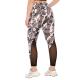 Camo Plus Size Printed Patterned Yoga Pants High Waist With Mesh