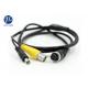 Yellow color RGU59 BNC RCA cable , BNC coaxial Cable for DVR Monitor System