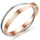 Tagor Jewellery Super Quality 316L Stainless Steel Couple Bracelet Bangle TYGB015