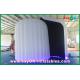 Advertising Booth Displays Rounded Inflatable Photo Booth Fire-Proof Cloth With Led Lights