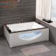 6 Foot Freestanding Jetted Bathtub With Heater 2 Person Air Lights Jetted